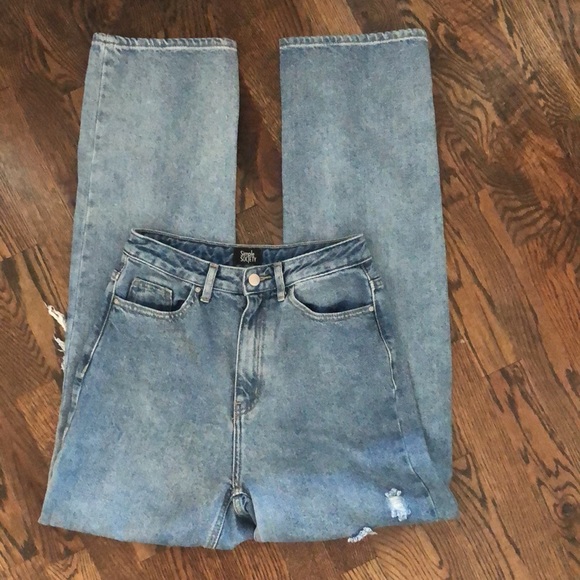 Simple Society Destroyed High Waisted Jeans - Picture 7 of 15